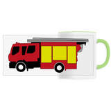 Mug céramique pompier - Camion de pompier français - POMPIER SHOP