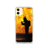 Coque pour Iphone  - Pompier en exercice - POMPIER SHOP