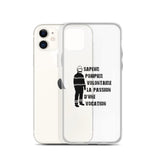 Coque iPhone - Sapeur pompier volontaire la passion d'une vocation - POMPIER SHOP