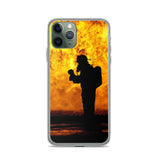 Coque pour Iphone  - Pompier en exercice - POMPIER SHOP