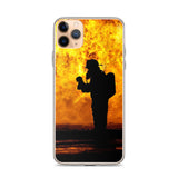 Coque pour Iphone  - Pompier en exercice - POMPIER SHOP