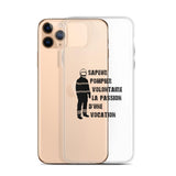 Coque iPhone - Sapeur pompier volontaire la passion d'une vocation - POMPIER SHOP