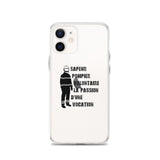 Coque iPhone - Sapeur pompier volontaire la passion d'une vocation - POMPIER SHOP