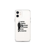 Coque iPhone - Sapeur pompier volontaire la passion d'une vocation - POMPIER SHOP