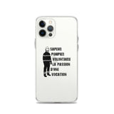 Coque iPhone - Sapeur pompier volontaire la passion d'une vocation - POMPIER SHOP