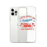 Coque pour iPhone - L'été avec un pompier ça chauffe ! - POMPIER SHOP