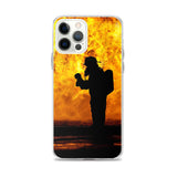 Coque pour Iphone  - Pompier en exercice - POMPIER SHOP