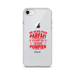 Coque iPhone - Je ne suis pas parfait à part ça je suis pompier - POMPIER SHOP