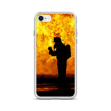 Coque pour Iphone  - Pompier en exercice - POMPIER SHOP