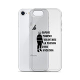 Coque iPhone - Sapeur pompier volontaire la passion d'une vocation - POMPIER SHOP