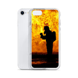 Coque pour Iphone  - Pompier en exercice - POMPIER SHOP