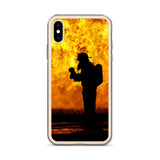 Coque pour Iphone  - Pompier en exercice - POMPIER SHOP