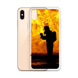 Coque pour Iphone  - Pompier en exercice - POMPIER SHOP