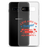 Coque Samsung - L'été avec un pompier ça chauffe ! - POMPIER SHOP