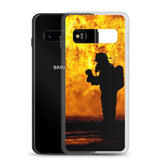 Coque Samsung - Pompier en exercice - POMPIER SHOP