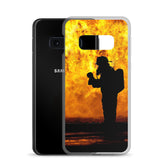 Coque Samsung - Pompier en exercice - POMPIER SHOP