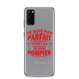 Coque Samsung - Je ne suis pas parfait à part ça je suis pompier - POMPIER SHOP