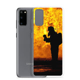 Coque Samsung - Pompier en exercice - POMPIER SHOP