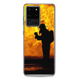 Coque Samsung - Pompier en exercice - POMPIER SHOP