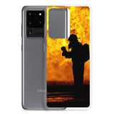 Coque Samsung - Pompier en exercice - POMPIER SHOP